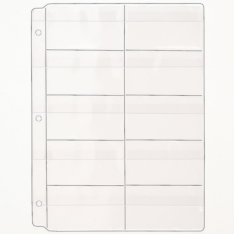 STORE SMART StoreSMARTÂ® - Plastic Pages - Memory (SD) Cards and Business Cards - with Flaps - for 3-Ring Binders - 10-Pack - VH308F-10 - Image 2